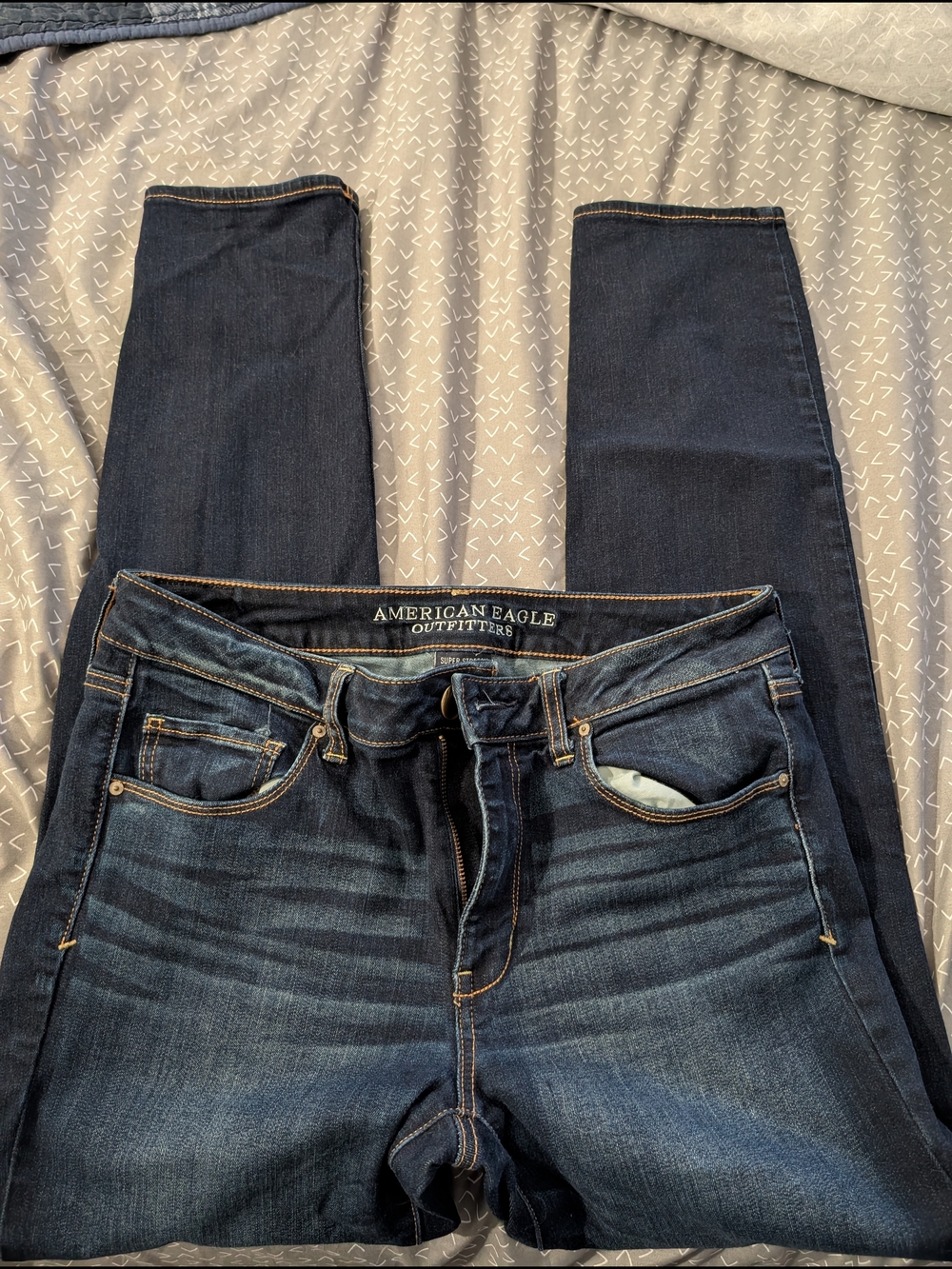 American Eagle Outfitters Navy Blue Skinny Jeans